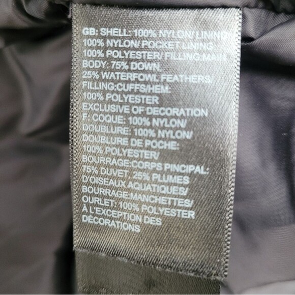 The North Face Black Down Puffer Jacket Women's Small Winter - Picture 5 of 11